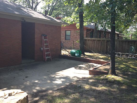 Back of House with patio