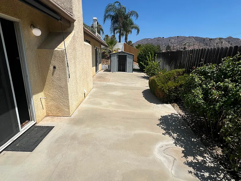 Back patio