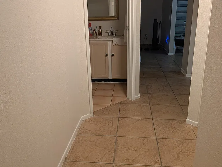 Downstairs hallway