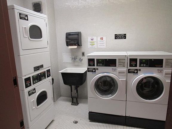 laundry on each floor