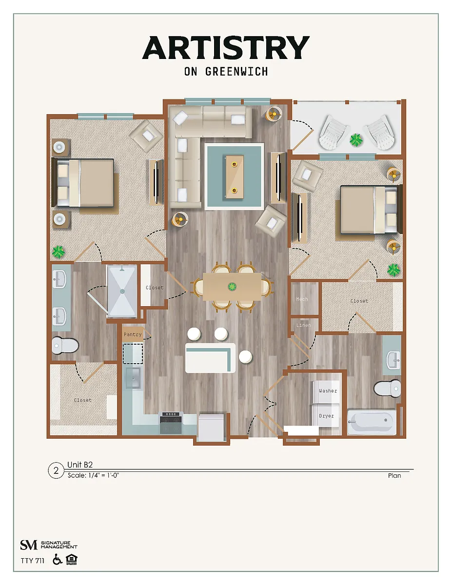 Floor plan B2