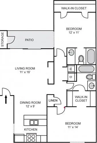 Floor plan St Andrew New Construction