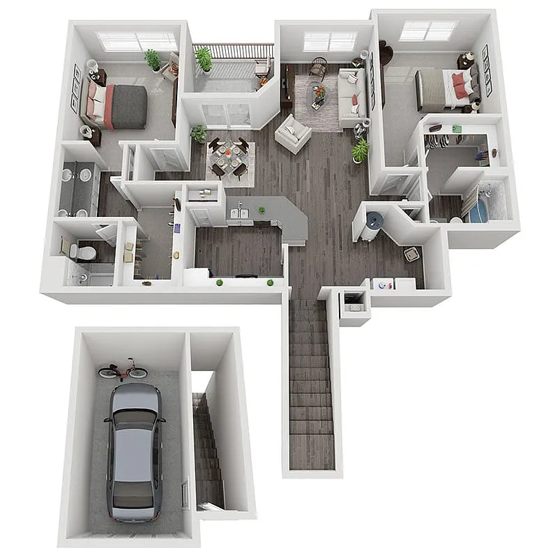 Floor plan B3RR