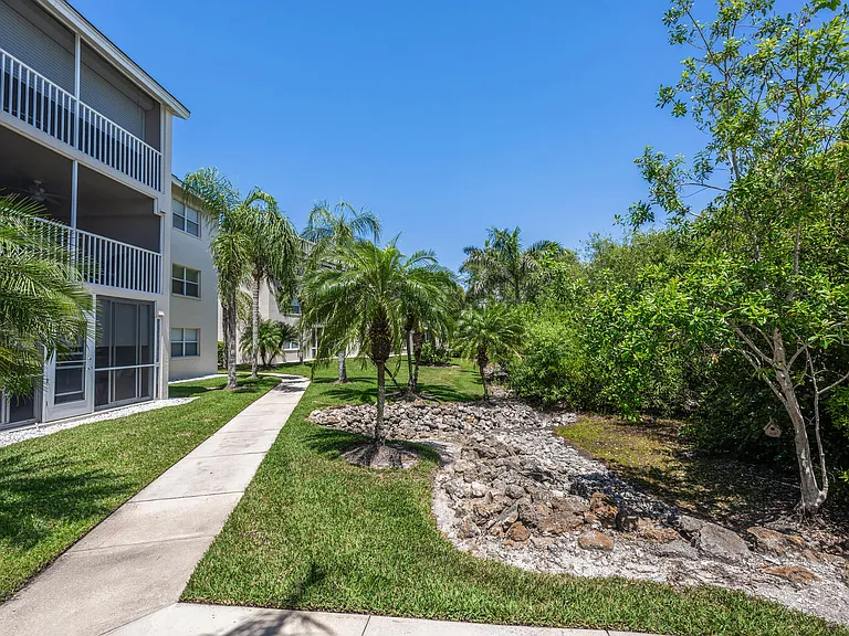 Walkway to the pool