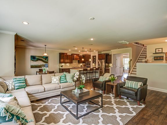 Gathering Overlooking Kitchen