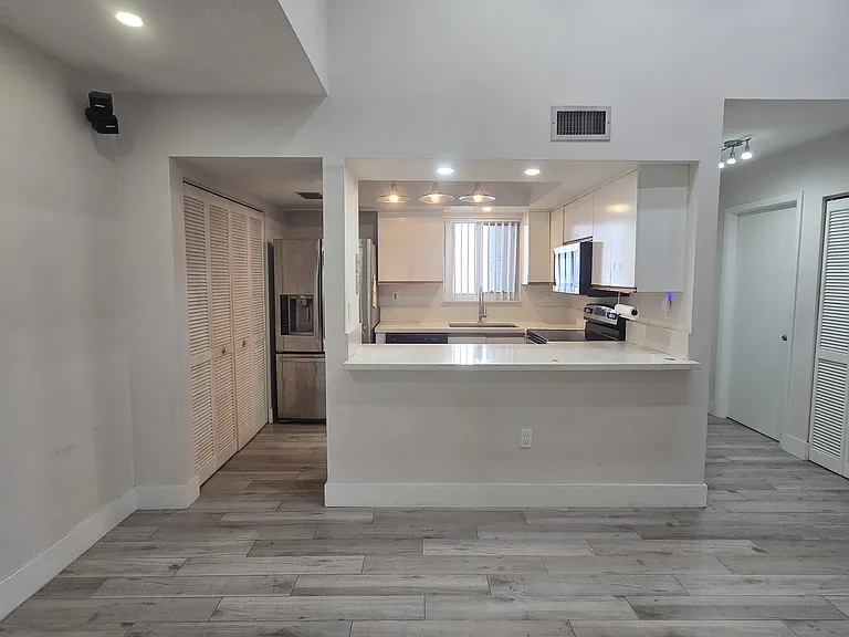 Dining area and kitchen