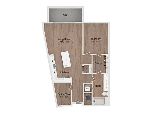 Floor plan 1T