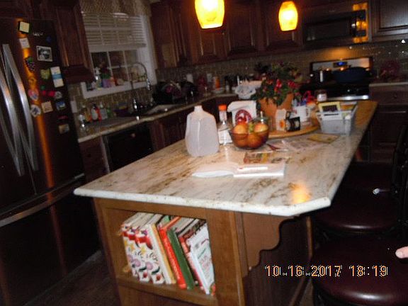 Center Island in kitchen