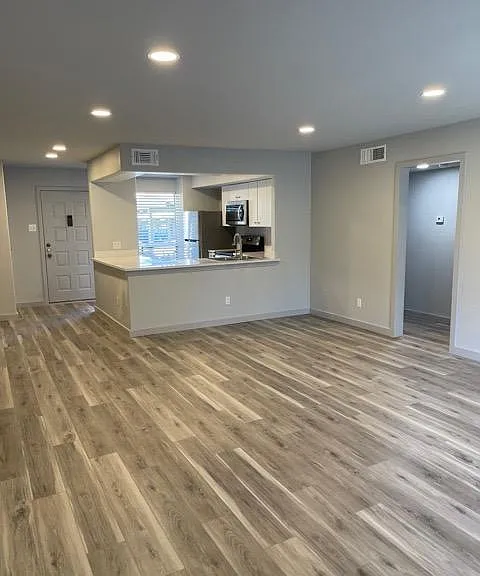 Living room and open Kitchen