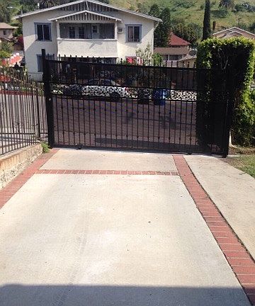 Gated driveway