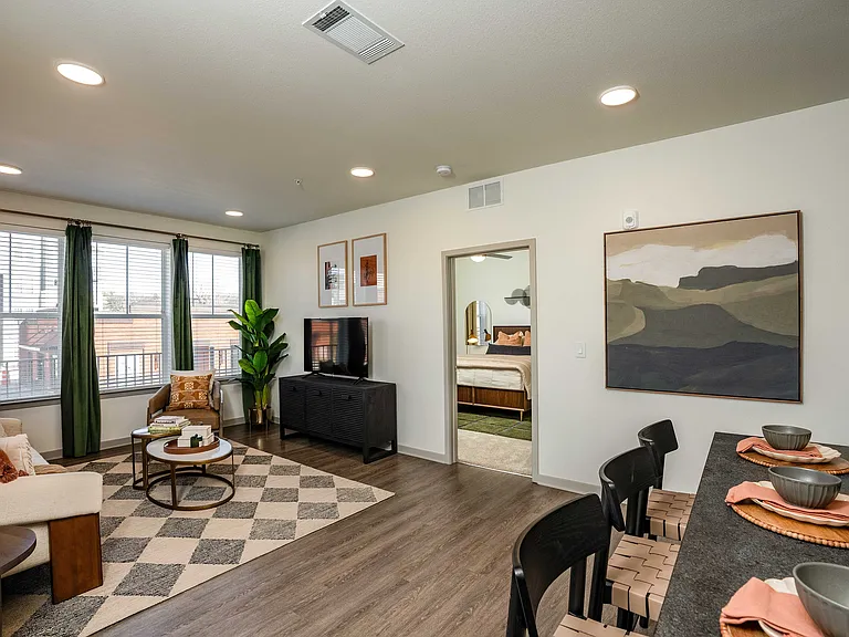 Open floor plan.