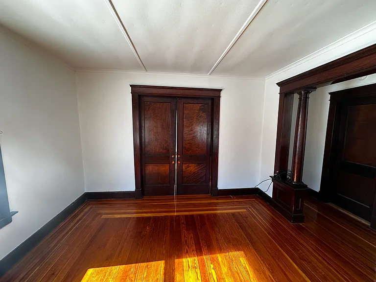 Living room and pocket doors