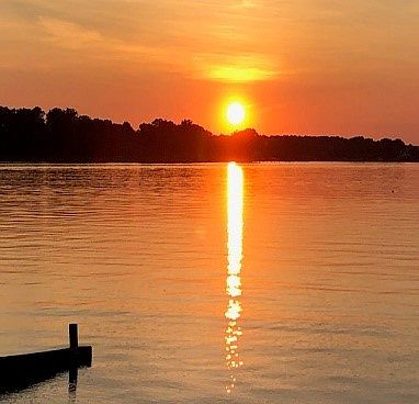 your sunset view from porch