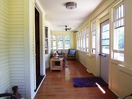Sunny porch/sunroom!