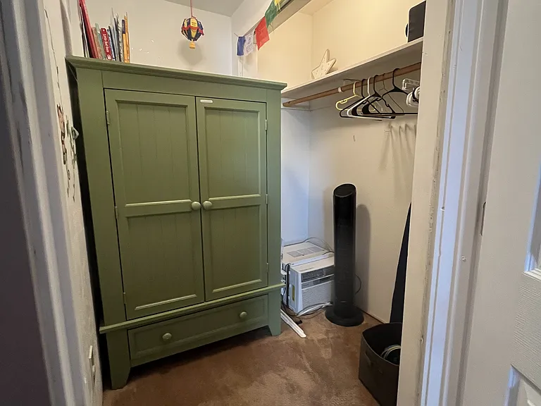 Big walk in closet in the bedroom!