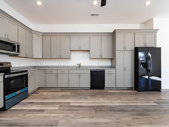 New kitchen. Plenty of cabinets.