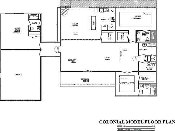 Colonial Model Floor Plan