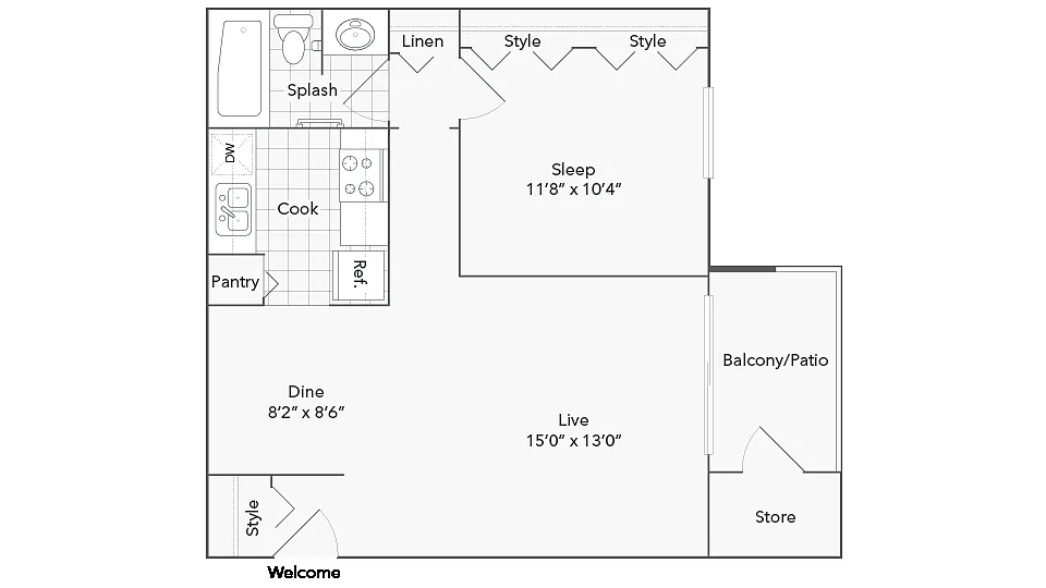 Floor plan Isthmus