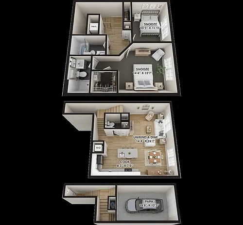 Floor plan Raritan (Brand New Construction)