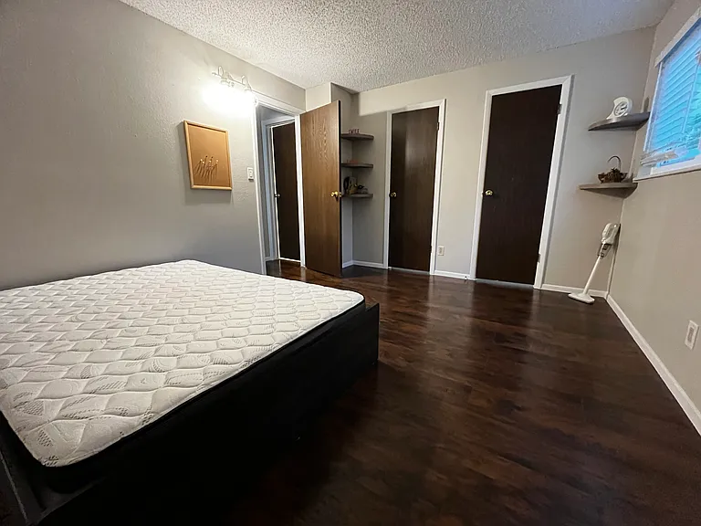bedroom with large walk-in closet