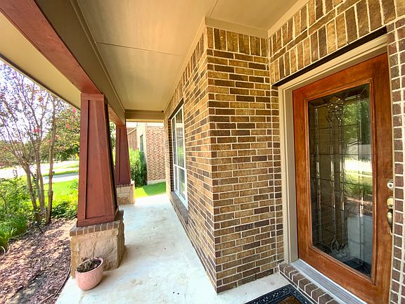 Front main door and front covered porch