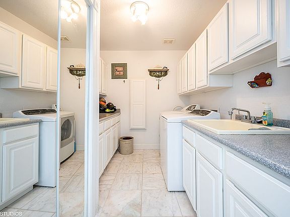 First floor laundry room.