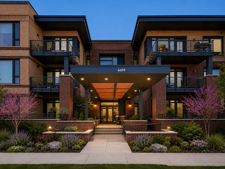 The Met Condominiums Main Entrance with Secured Entrance and Unit Intercom System