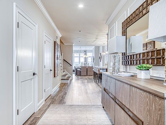 Welcoming foyer w storage closet