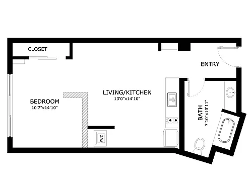 Floor plan Studio C