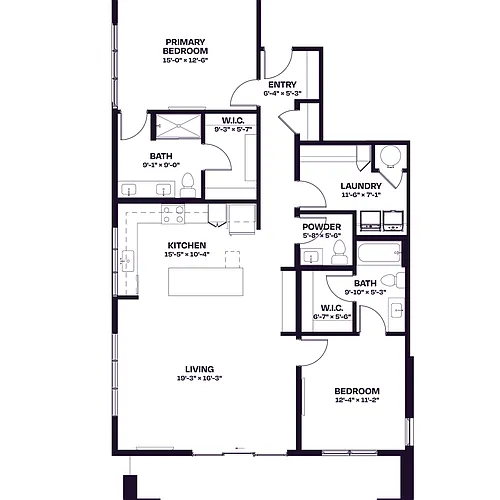 Floor plan C61