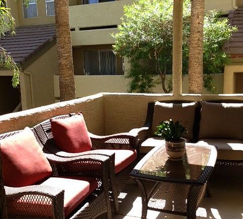 Morning Sun on Patio