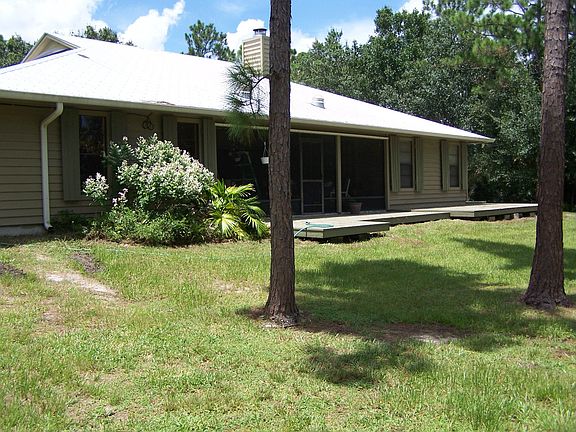 Back view of house