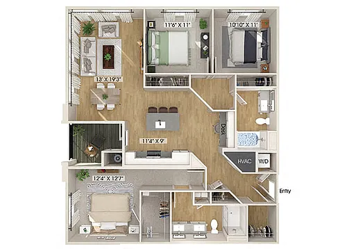 Floor plan C1