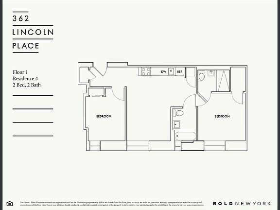 2nd image of 364 Lincoln Pl APT D4