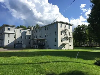 Back of building