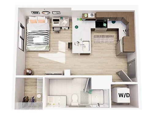 Floor plan Studio Large