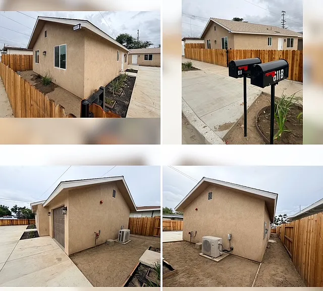 Outside views of home