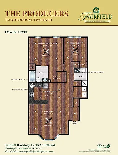 Floor plan The Producers