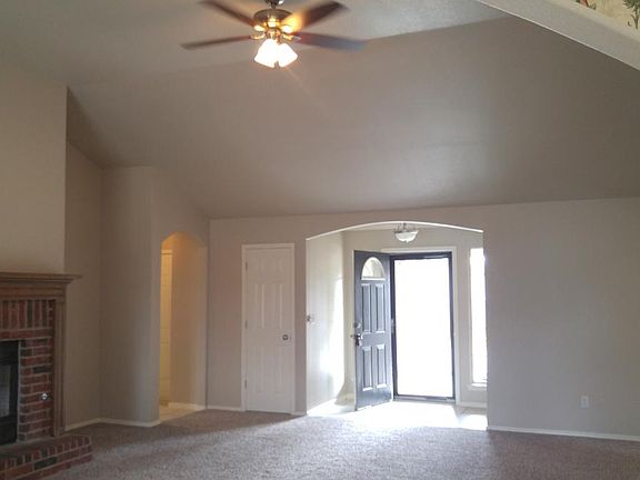 Entry way and living room view