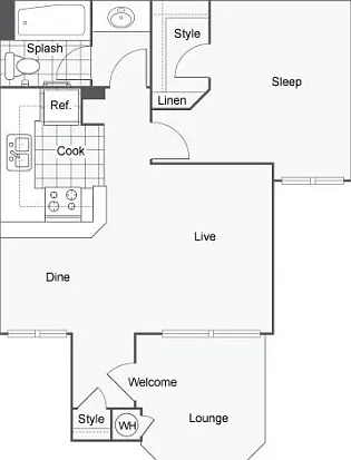 1 bed 1 bath 1 bed 1 bath