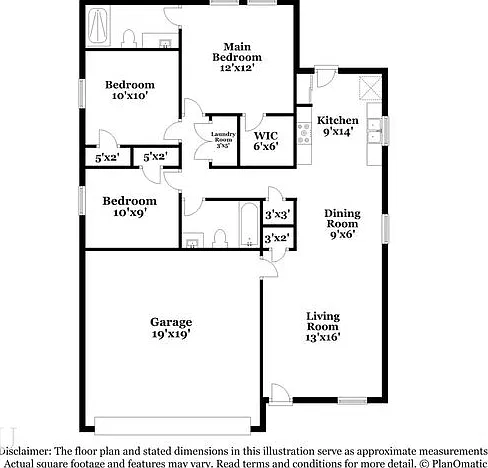 3 bed, 2.0 bath, 1105 sqft, $1,560 — Photo 3