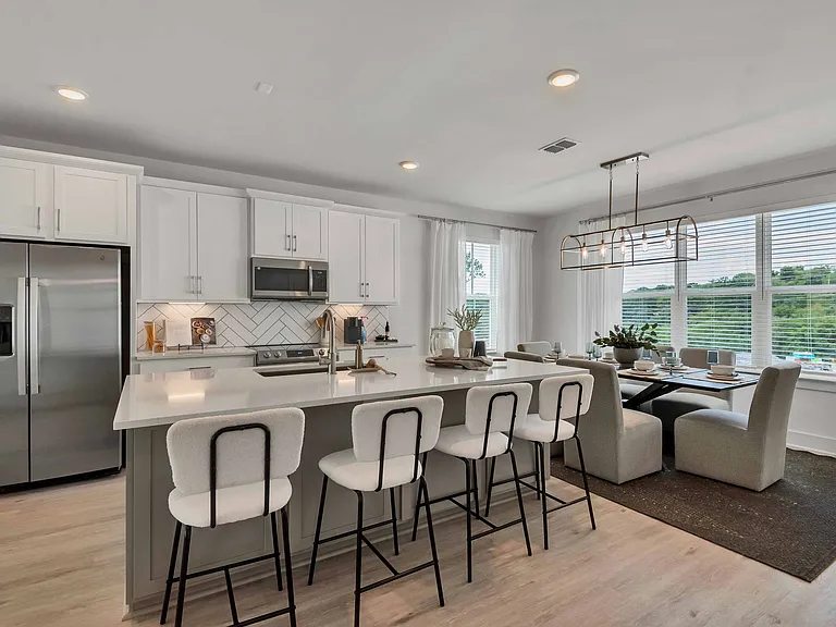 Open Kitchen with Stainless Steel Appliances Open Kitchen with Stainless Steel Appliances