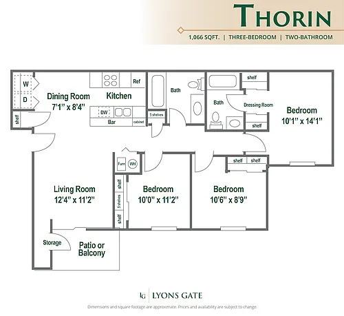 Floor plan Thorin