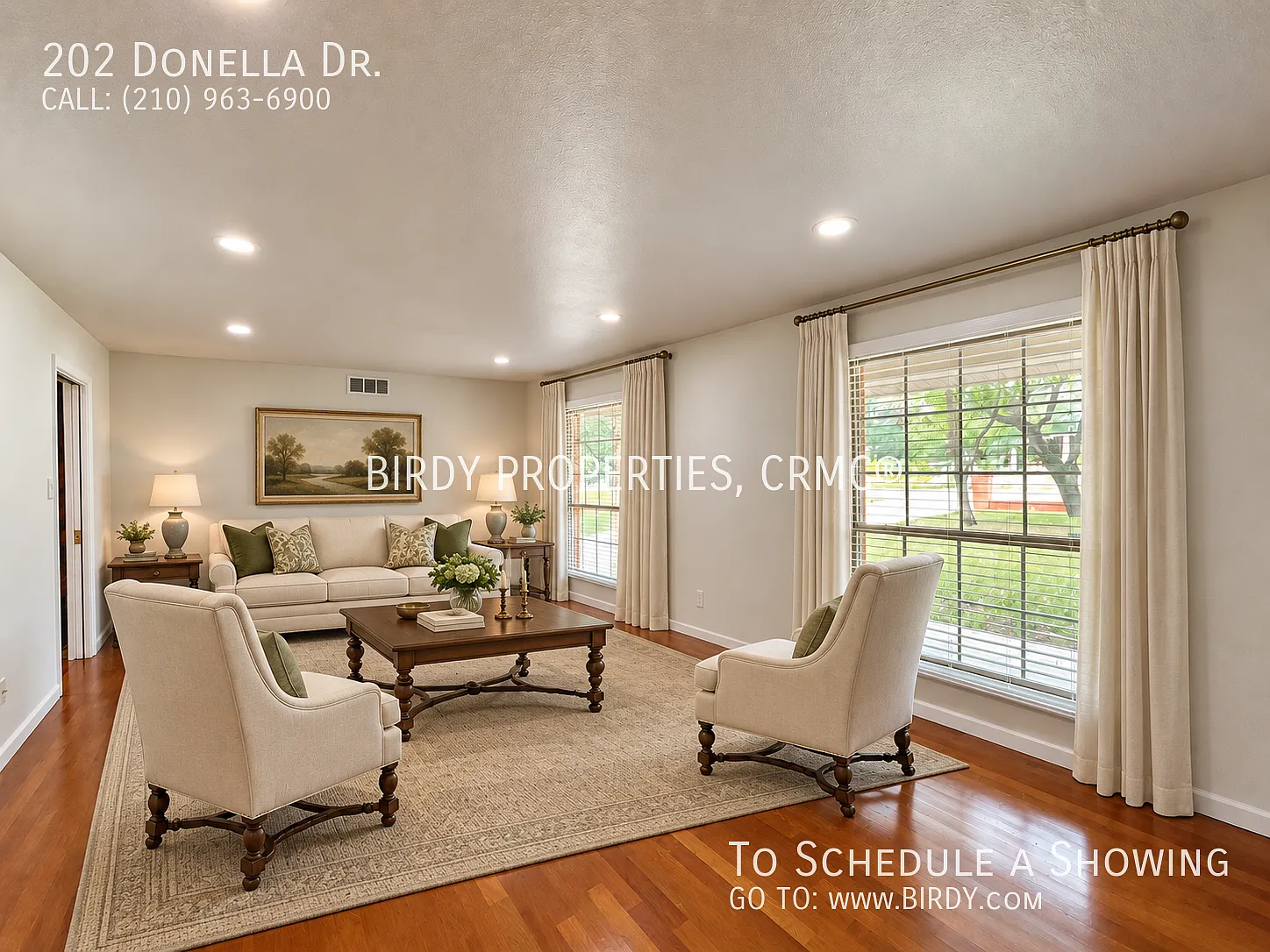 "Charming 3-Bed Oasis with Granite Touches & Cozy Fireplace in Hollywood Park!" — Photo 2