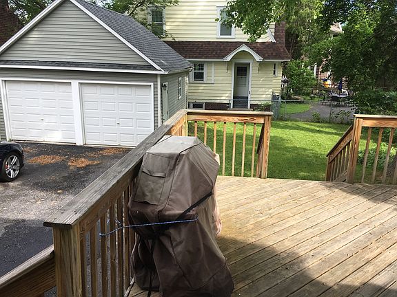 Looking out from kitchen 