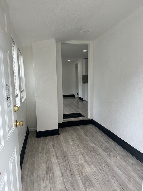 entrance to unit, walkin/mudroom area, for coats shoes ect