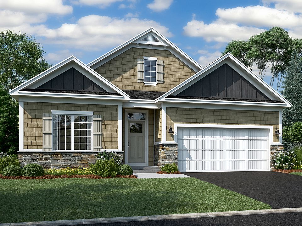 Hillcrest Elevation C 2-car Stone