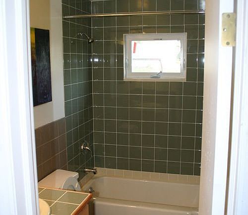 Remodeled bathrooms.