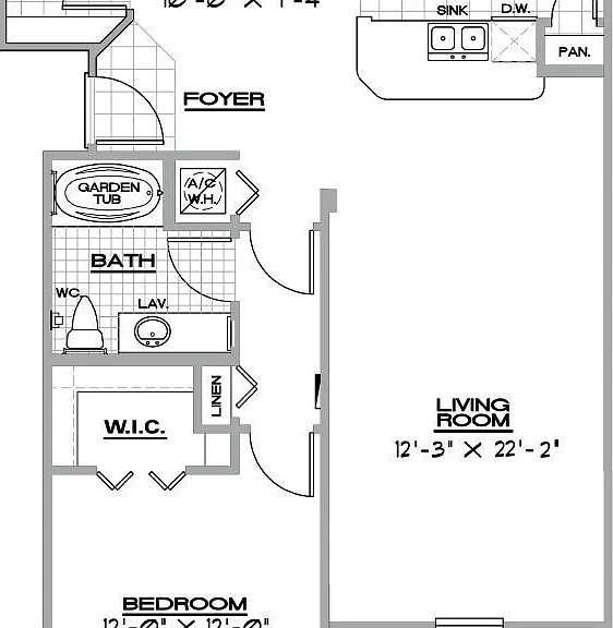 Trinity Club Apartments - Dapprima - 1 Beds - 1 Baths - 935 Sq. ft.