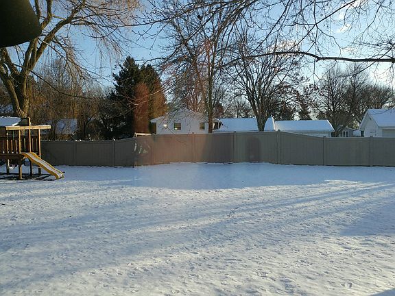 Partially Fenced Back Yard